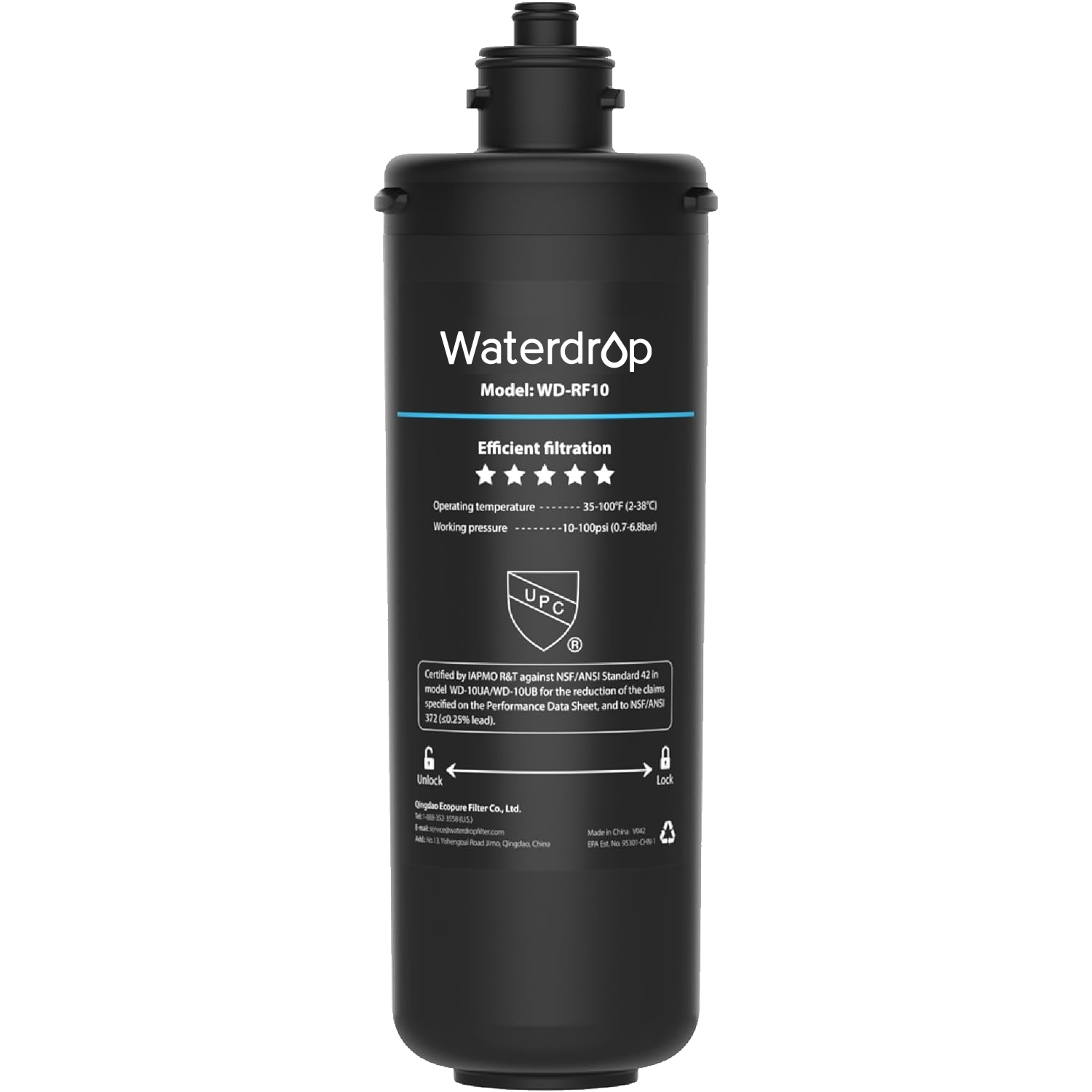 Filtre à eau de remplacement sous l'évier | WD-RF10 WD-RF15 WD-RF17 