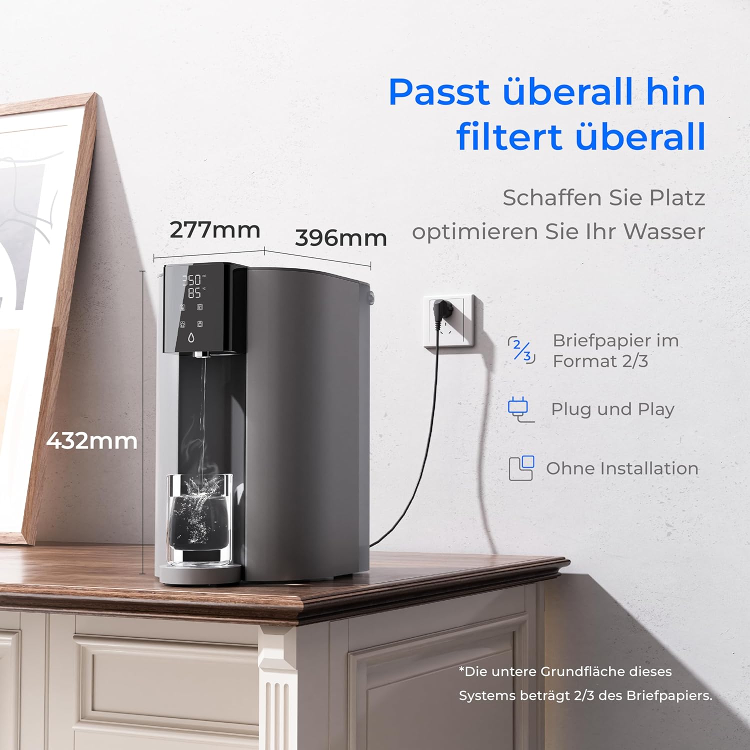 Waterdrop CoreRO: Countertop Reverse Osmosis System with Instant Hot Water - Waterdrop Germany