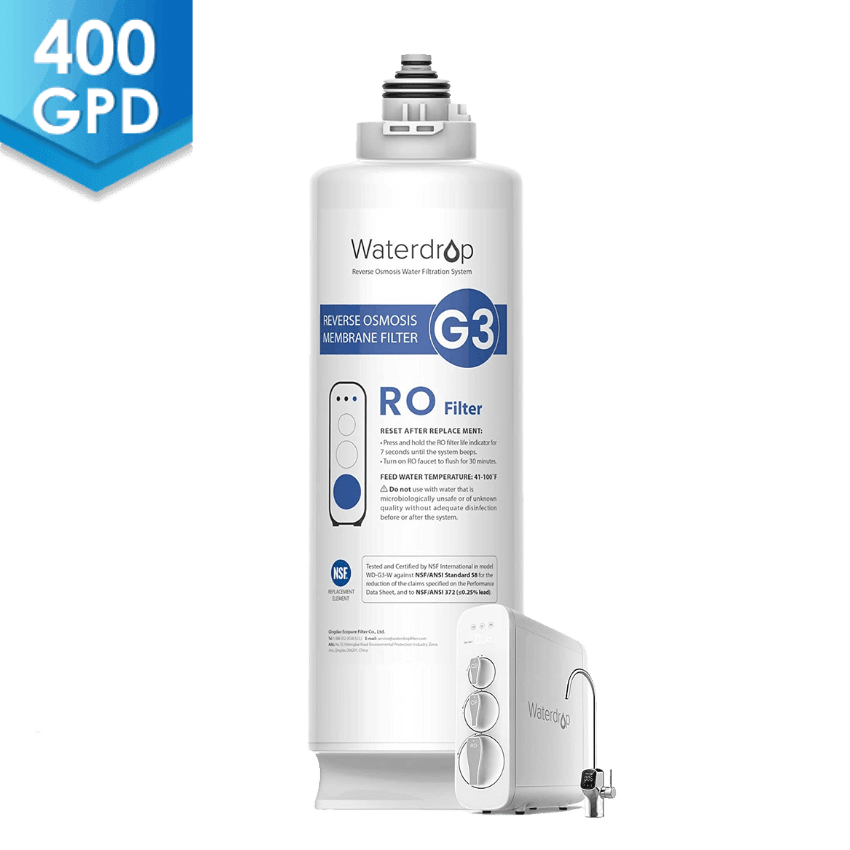 WD-G3-N2RO Filter für Waterdrop G3 Umkehrosmoseanlage | 400GPD - Waterdrop Germany