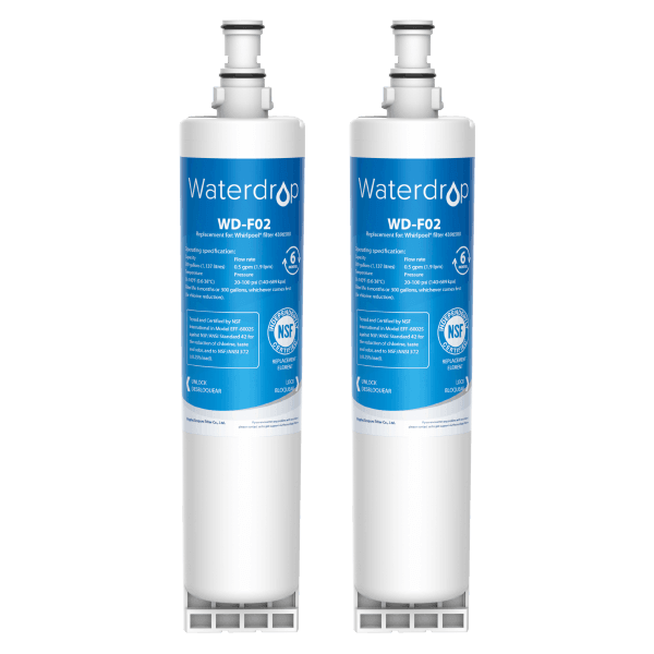 Waterdrop Ersatz für Whirlpool 4396508 4396510 Kühlschrank-Wasserfilter, NSF 42, 372 - Waterdrop Germany