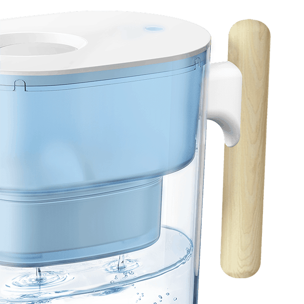 Waterdrop Chubby Pitcher Wasserfilter mit Holzgriff PT-04 - Waterdrop Germany